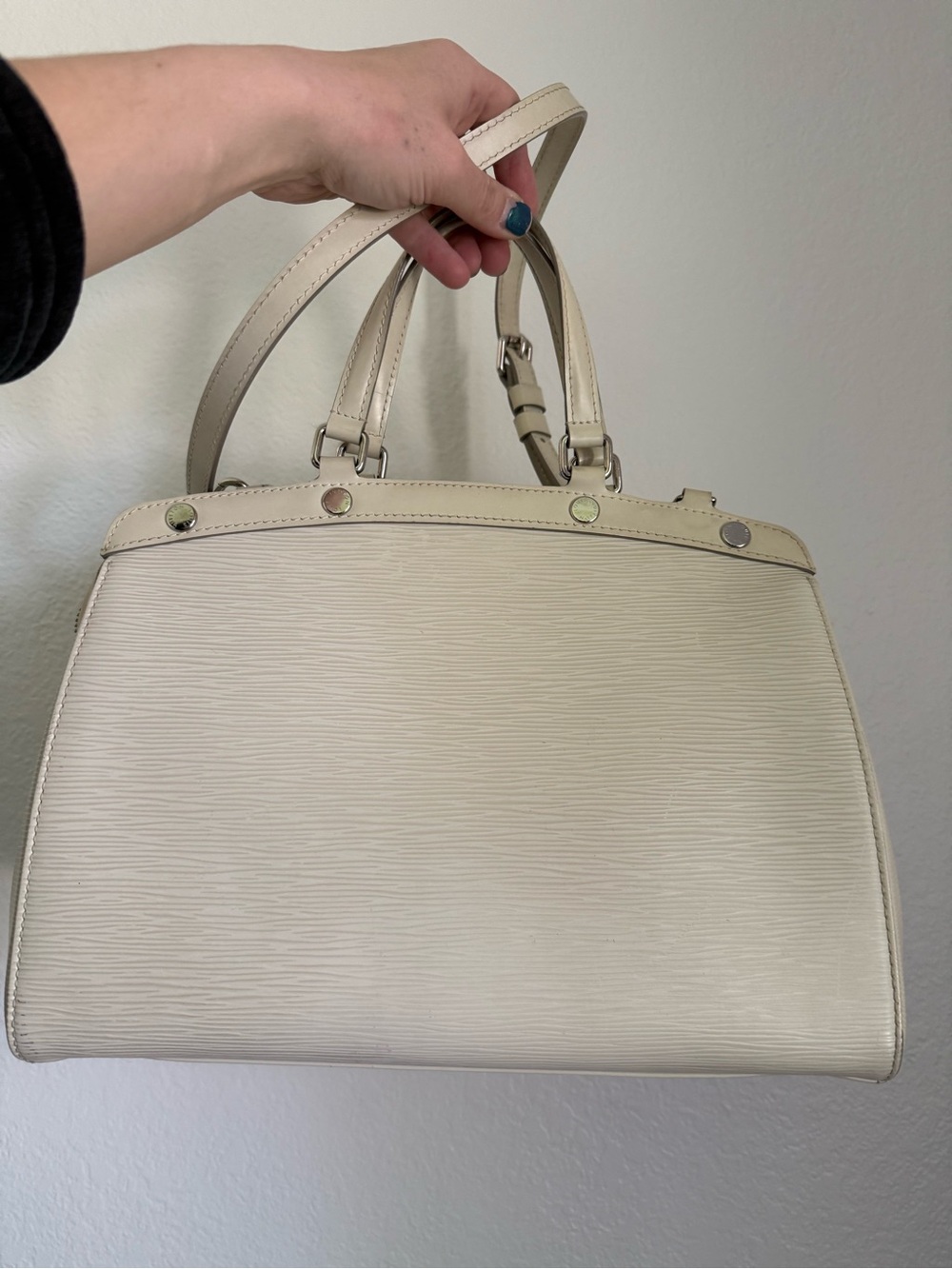 Louis Vuitton Cream Epi Leather Top-Handle Crossbody
